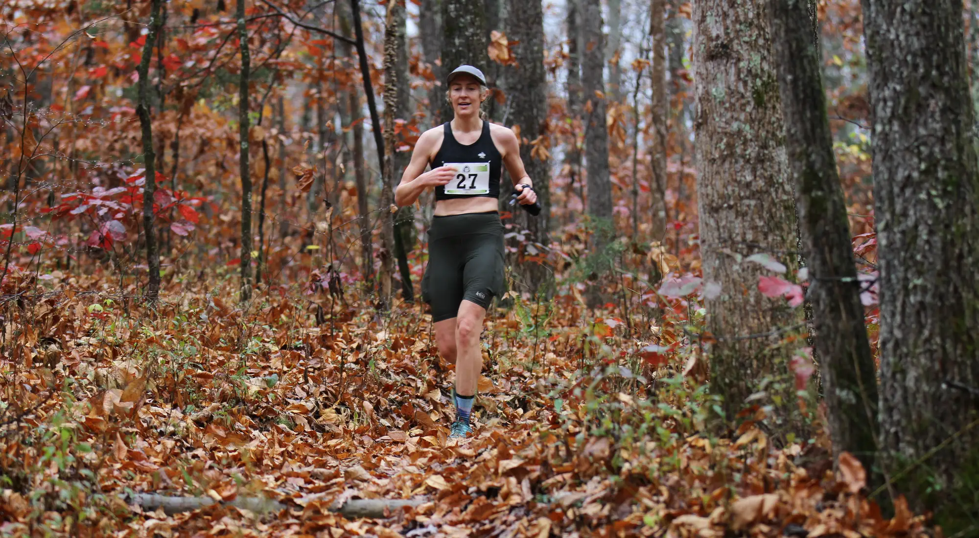Runner, bib 27